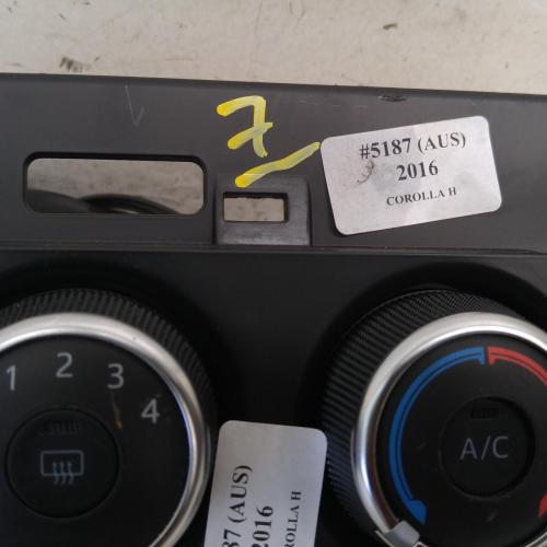 heater/aircon controls