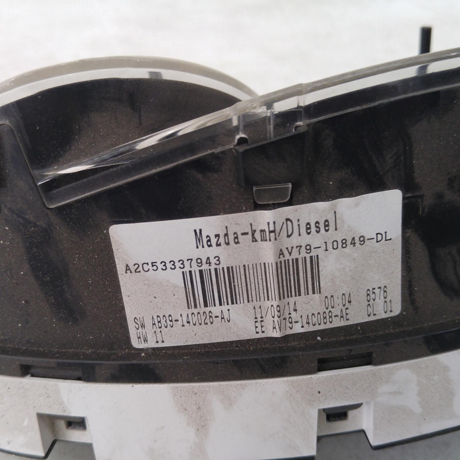 Bt50 Instrument Cluster 2011-2020 instrument cluster,manual t/m type,2wd,up-ur,10/11- 00009575 #212932