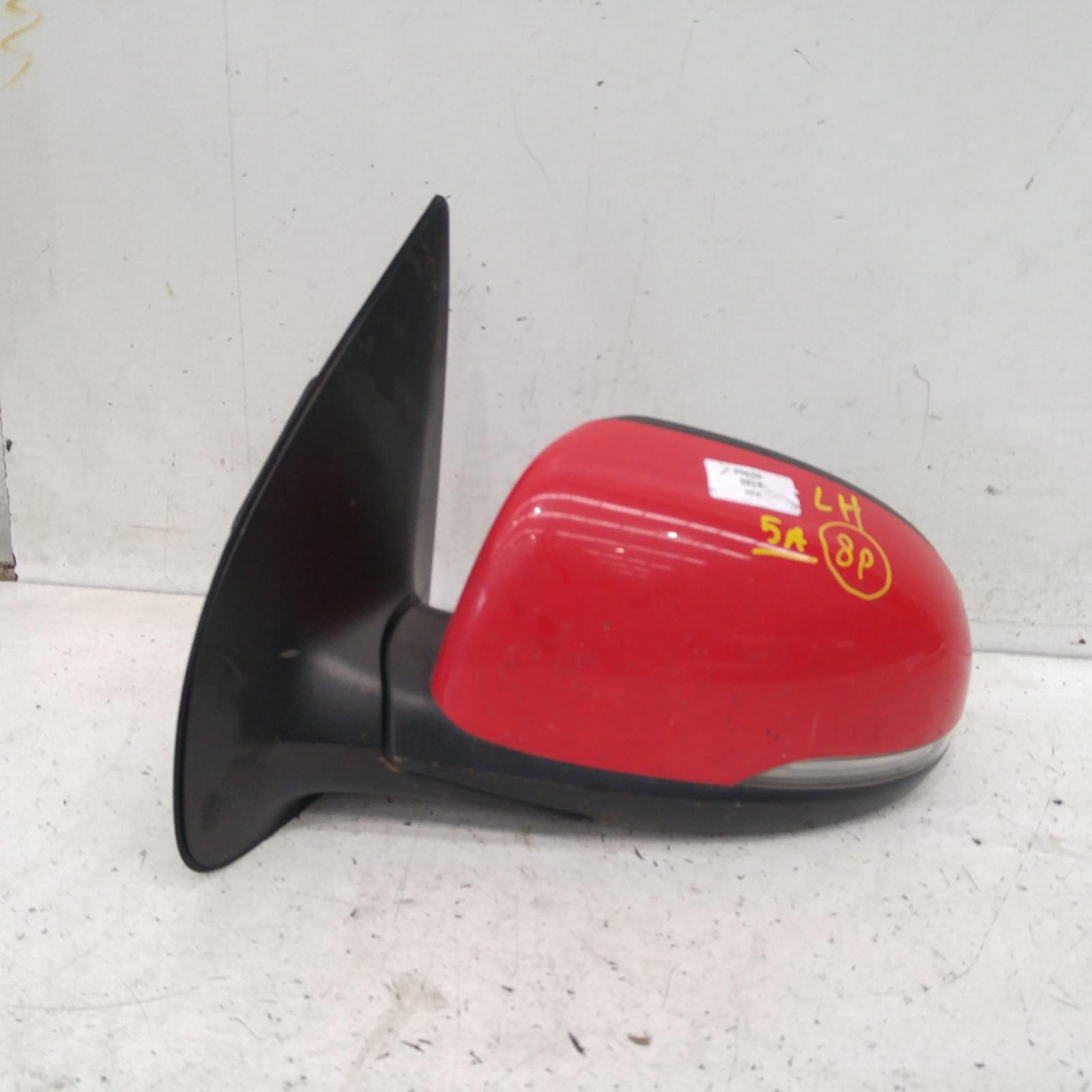I20 Door Mirror Left 2012-2015 pb,power folding,w/ flasher type,03/12-12/15 00009620 #213134