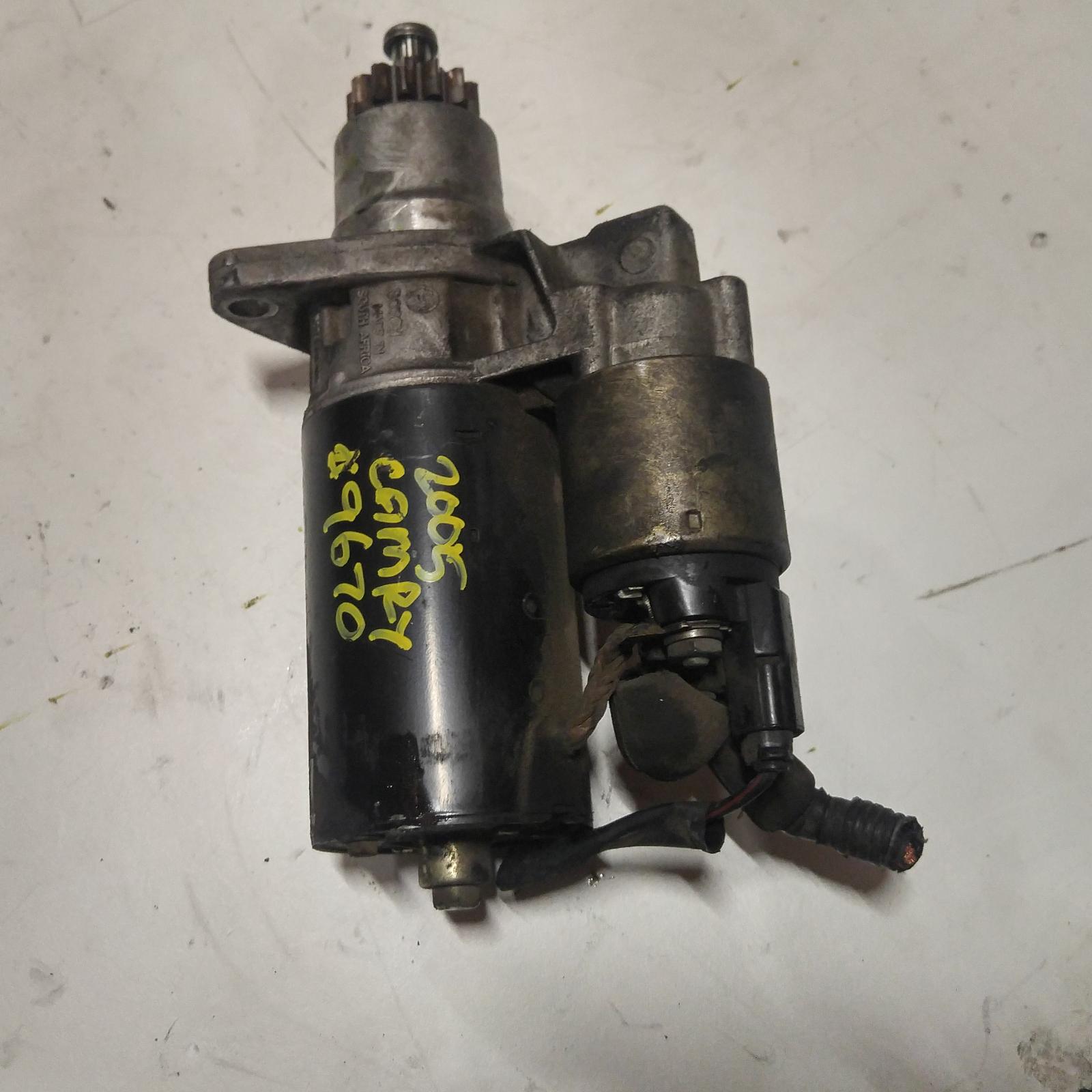 215840, Used starter for 2005 Camry petrol, 2.4, 2azfe, sk36, 08/02