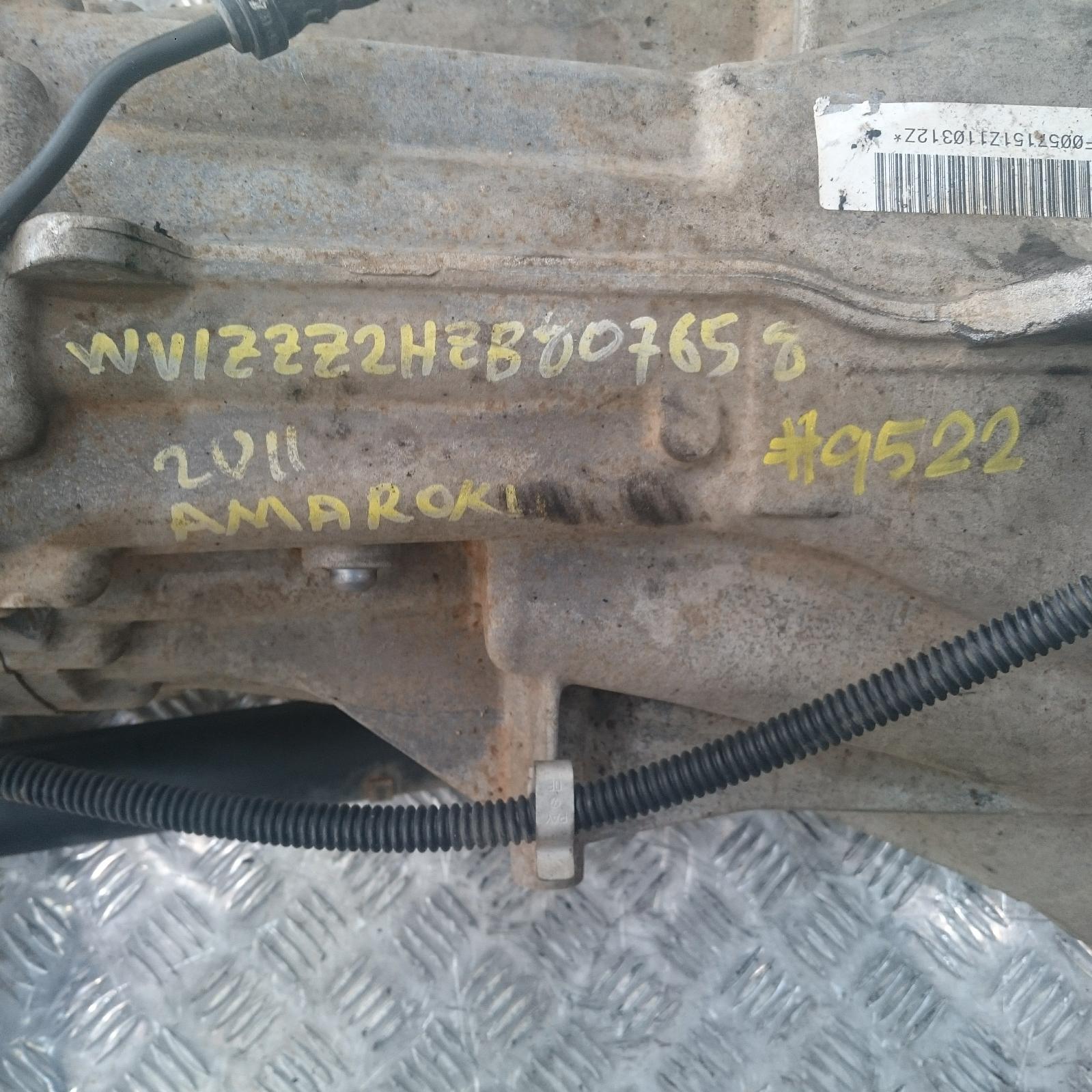 216100, Used transmission/gearbox for 2011 Amarok manual, awd, diesel