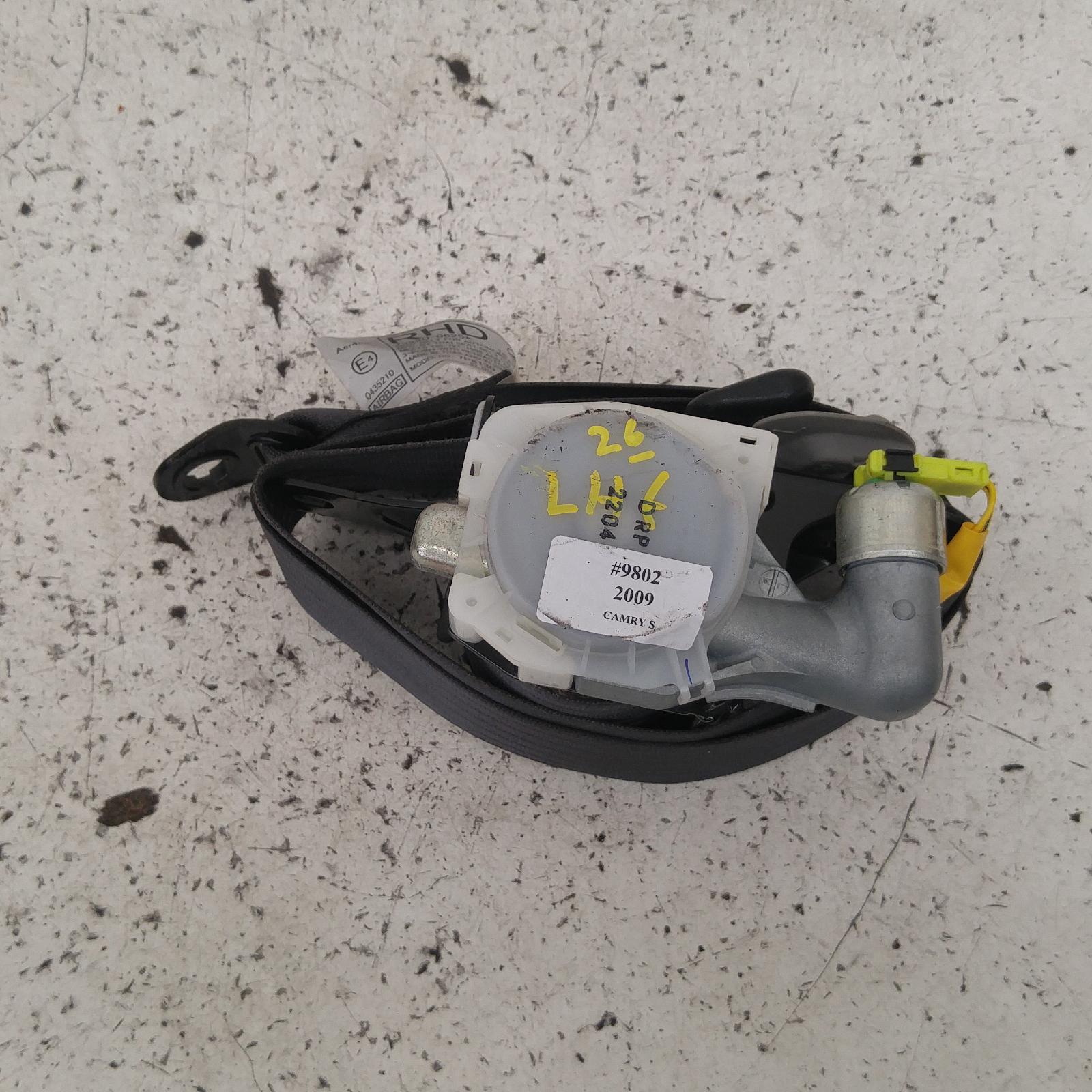 Camry Seat Belt Stalk 2006-2011 lh front,seat belt only,acv40,06/06-11/11 00009802 #219168