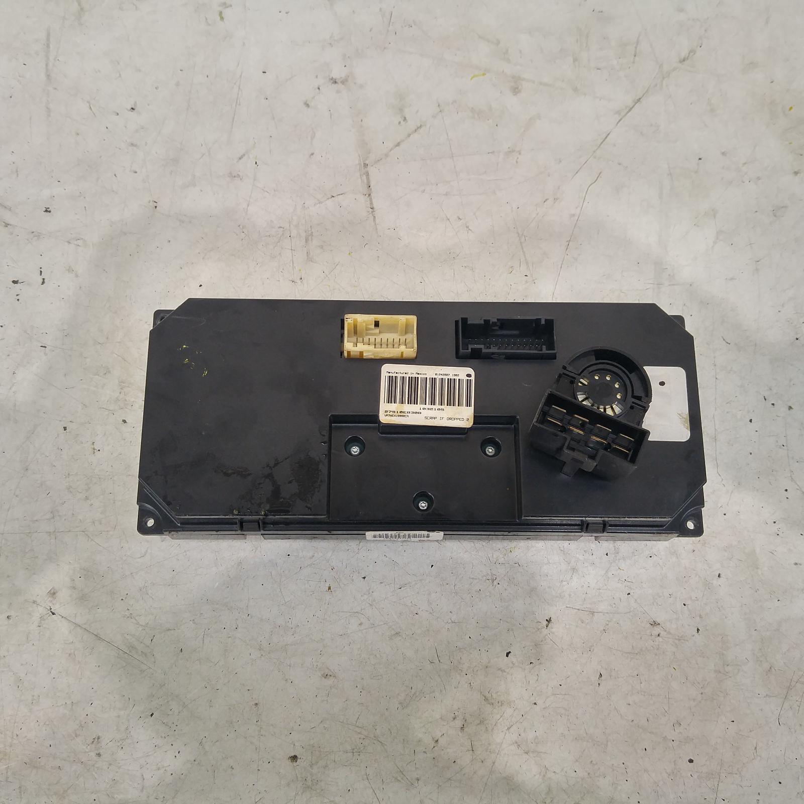 Navara Heater/aircon Controls 2005-2015 d40 (vin vsk),standard type,09/05-08/15 00009812 #219190