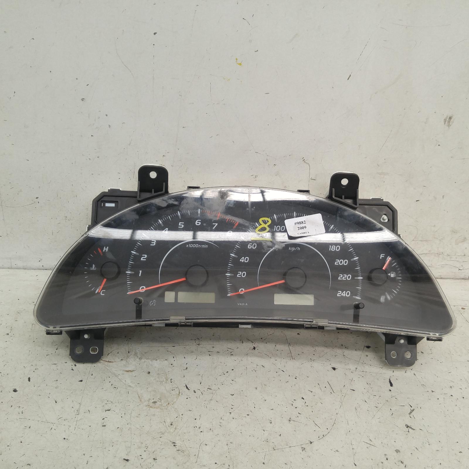219361, Used instrument cluster for 2009 Camry instrument cluster