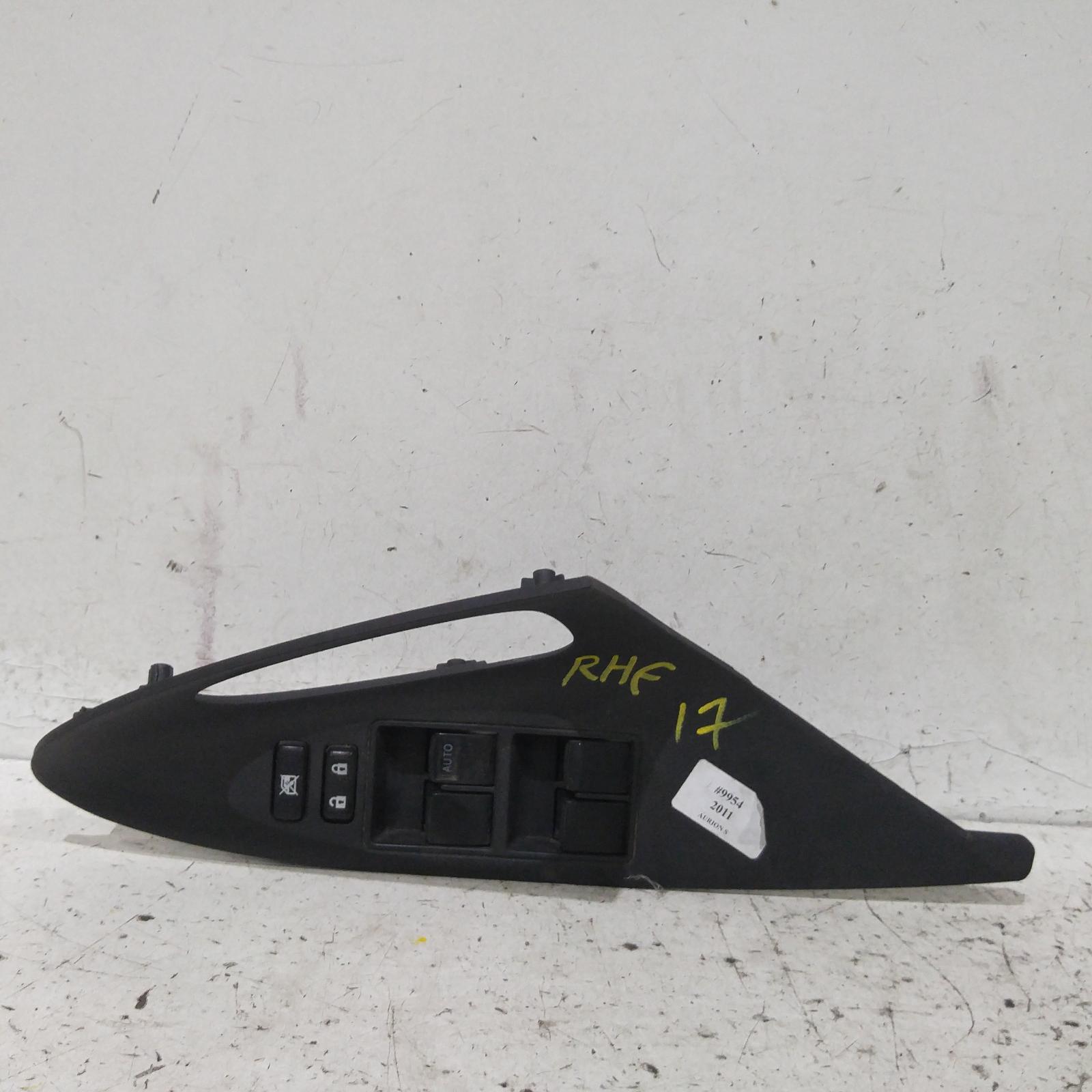 Aurion Power Door Window Switch 2006-2012 rh front (master switch),gsv40r,10/06-03/12 00009954 #222833