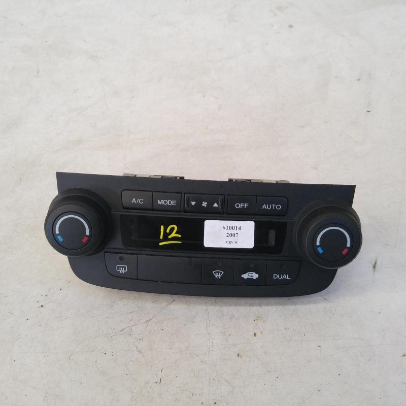 heater/aircon controls