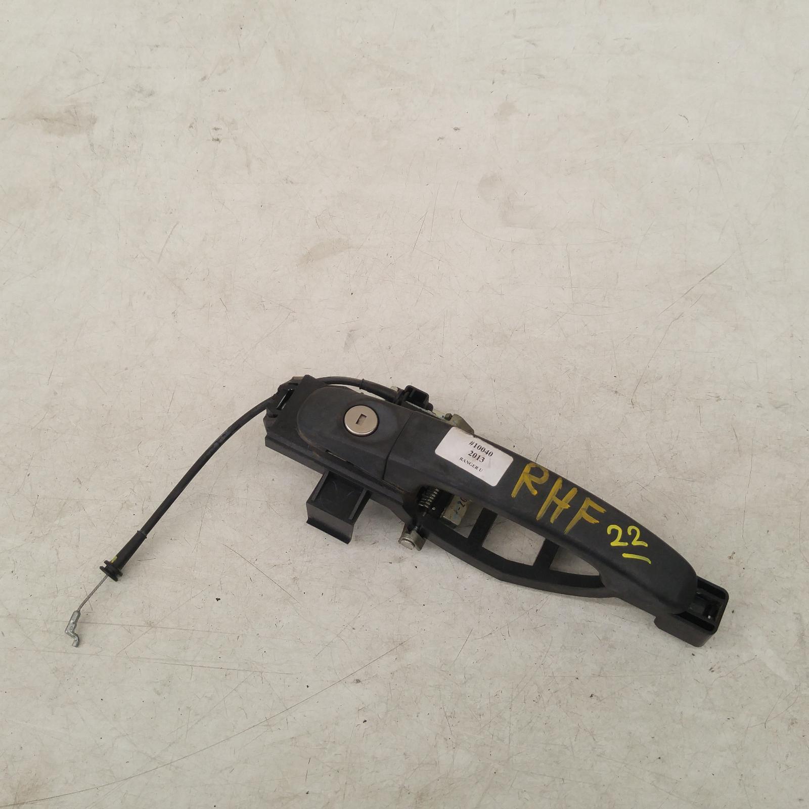 Ranger Door Handle 2011-2022 outer,rh front,black,px,06/11- 00010040 #228187