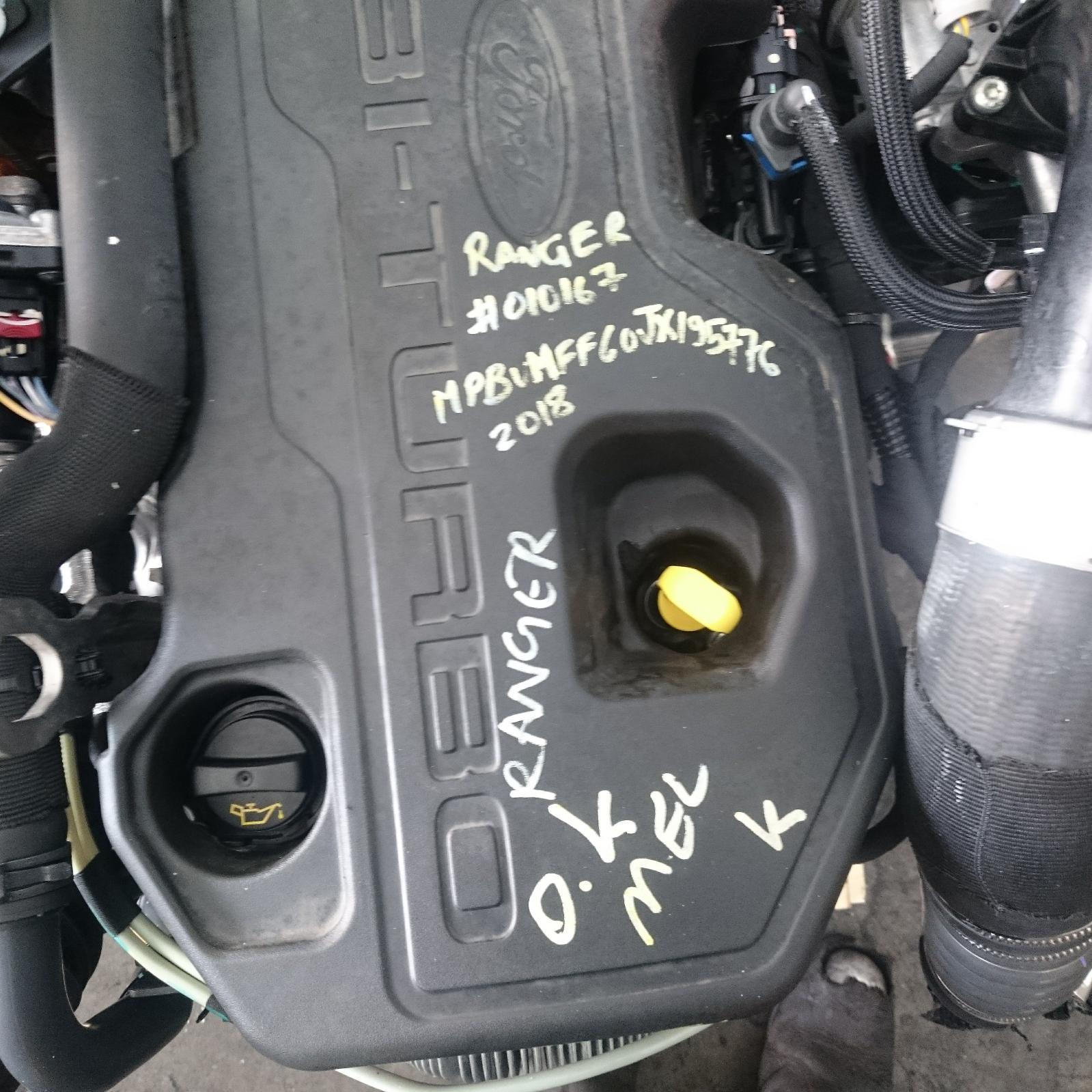 #230073, Used engine for 2018 ranger| diesel, 2.0, yn2s, bi-turbo, px ...