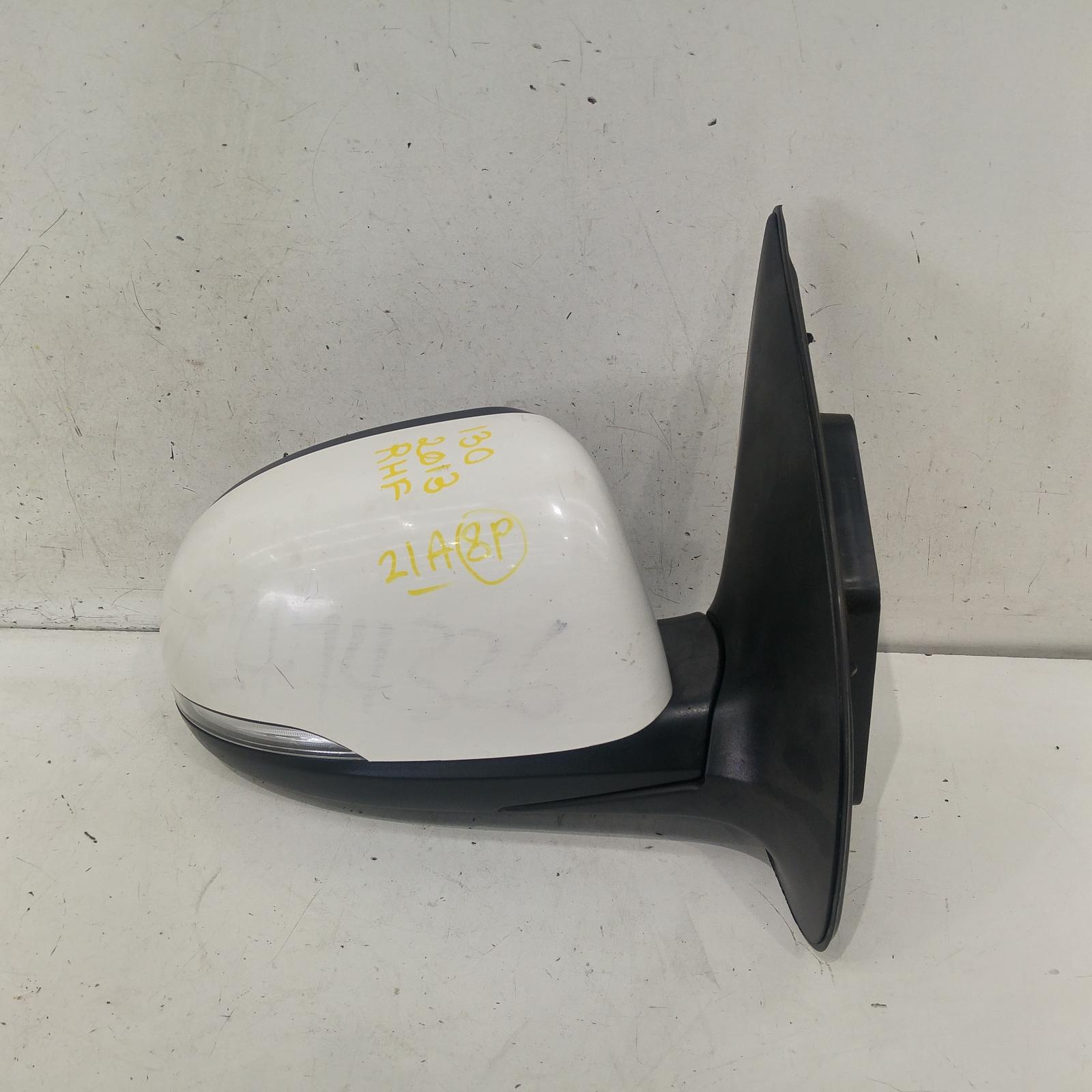 I20 Door Mirror Right 2012-2015 pb,power folding,w/ flasher type,03/12-12/15 partwh #231420