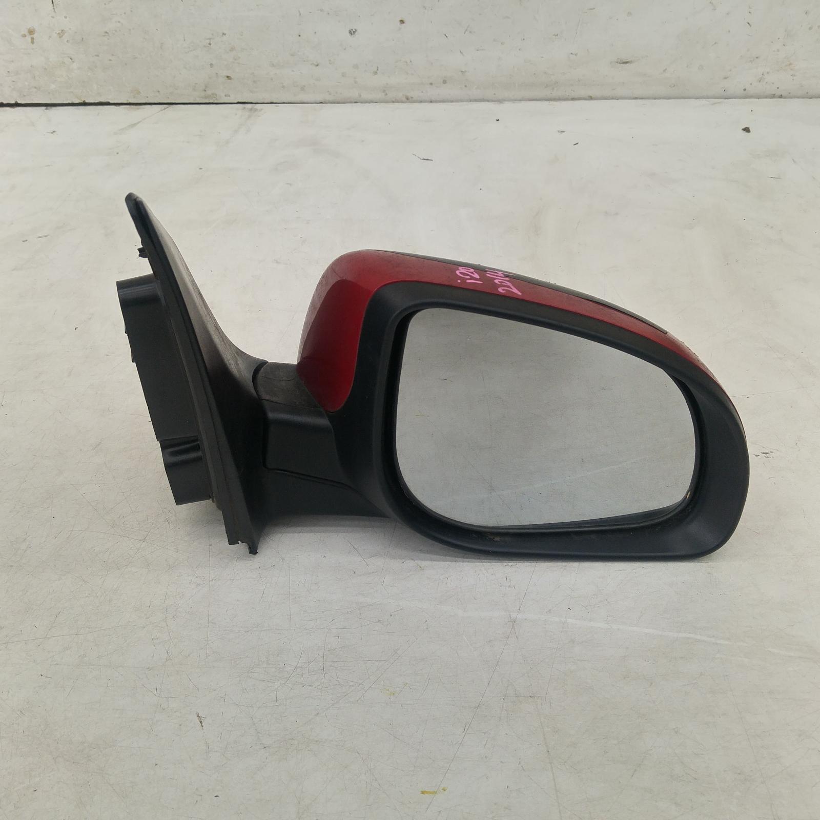 I20 Door Mirror Right 2012-2015 pb,power folding,w/ flasher type,03/12-12/15 partwh #231747