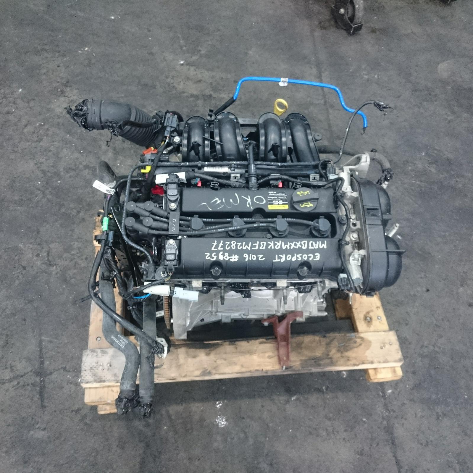 232450, Used engine for 2016 EcoSport petrol, 1.5, duratec, bk, 12/13