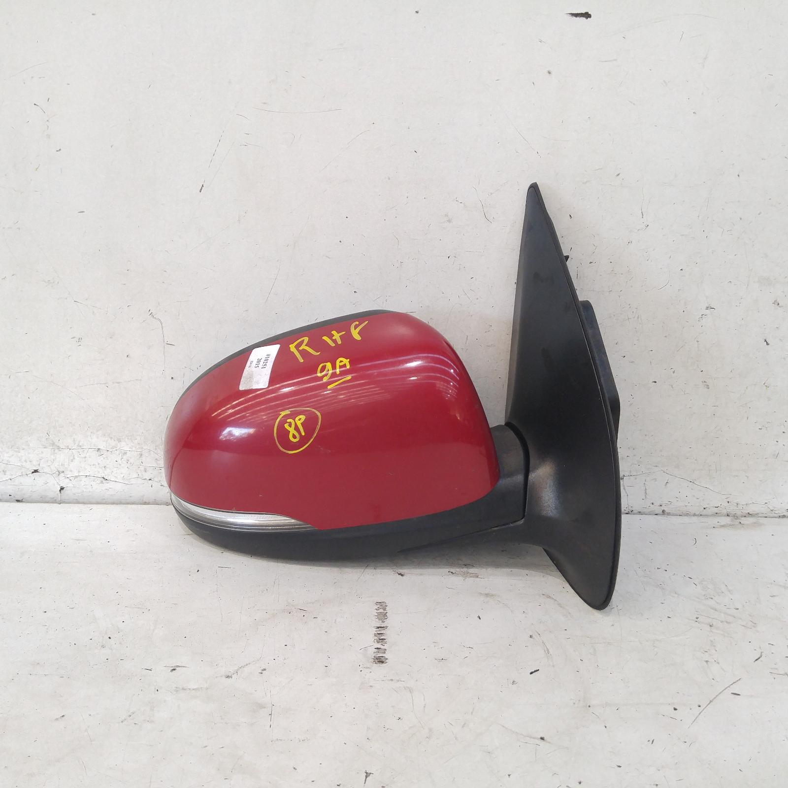 I20 Door Mirror Right 2012-2015 pb,power folding,w/ flasher type,03/12-12/15 00010251 #233187