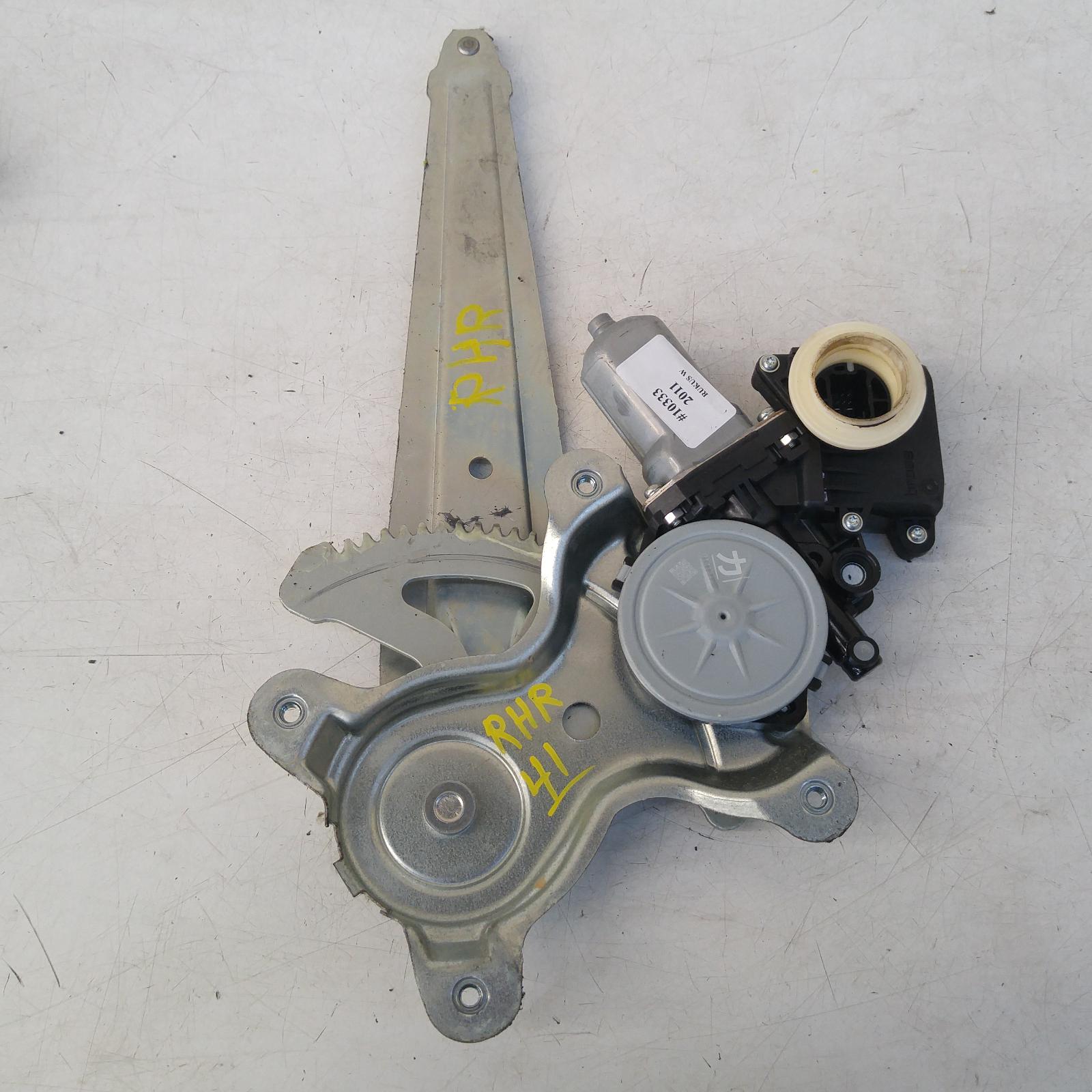 236823, Used window regulator/motor rear right for 2011 rukus rh