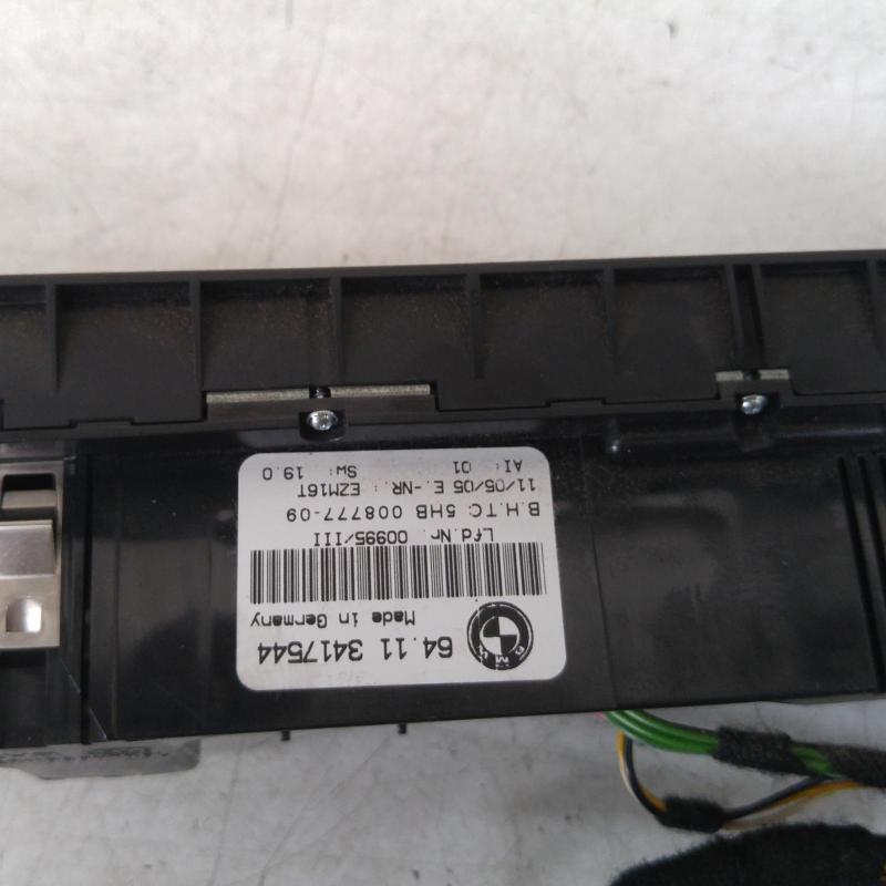 heater/aircon controls