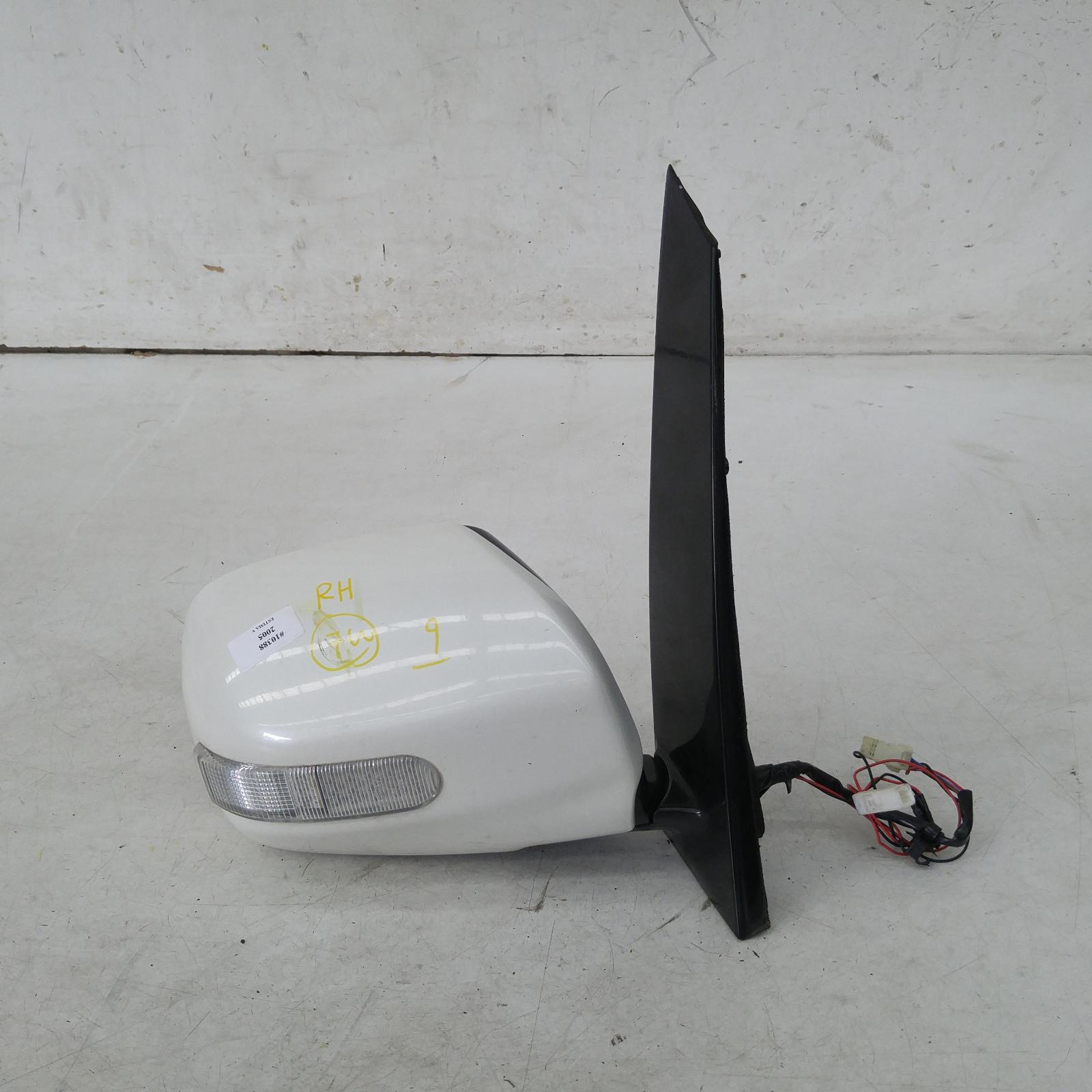 Estima Door Mirror Right 2003-2006 xr30/xr40,7 wire,big plug,natural black,blue glass,03-06 (import) 00010388 #238960