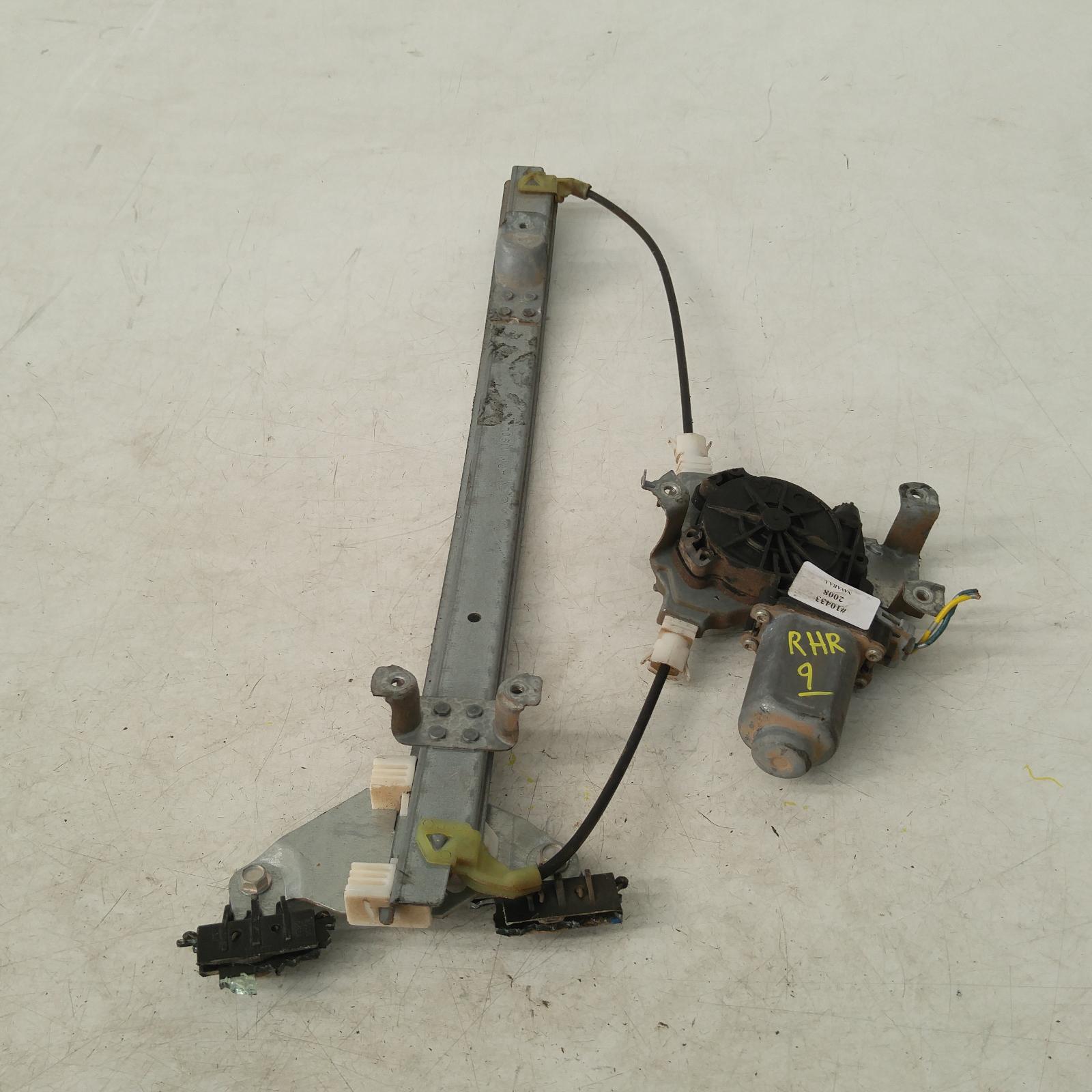 240793, Used window regulator/motor rear right for 2008 navara d40