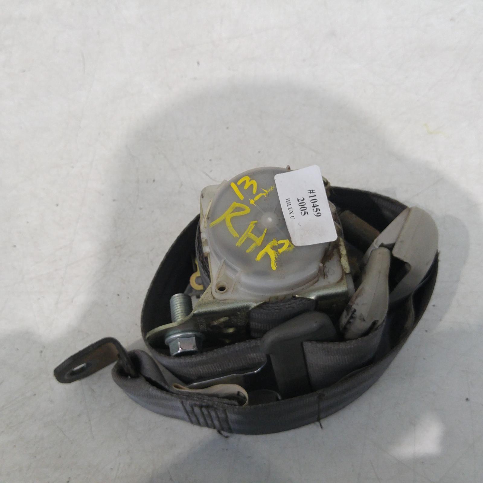 Hilux Seat Belt Stalk 2005-2011 rh rear,seat belt only,dual cab,light grey,03/05-06/11 00010459 #242636