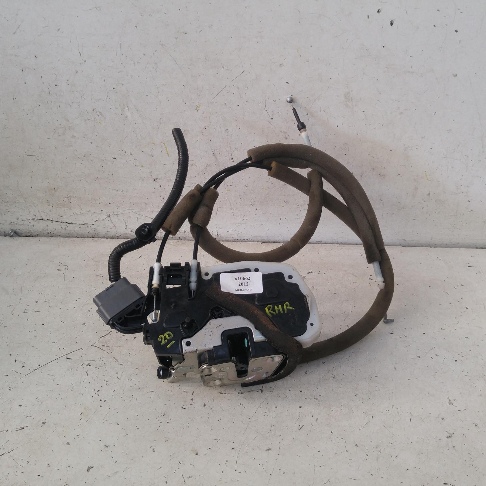 Murano Door/boot/gate Lock 2008-2014 right rear door lock,z51,12/08-12/14 00010662 #245884