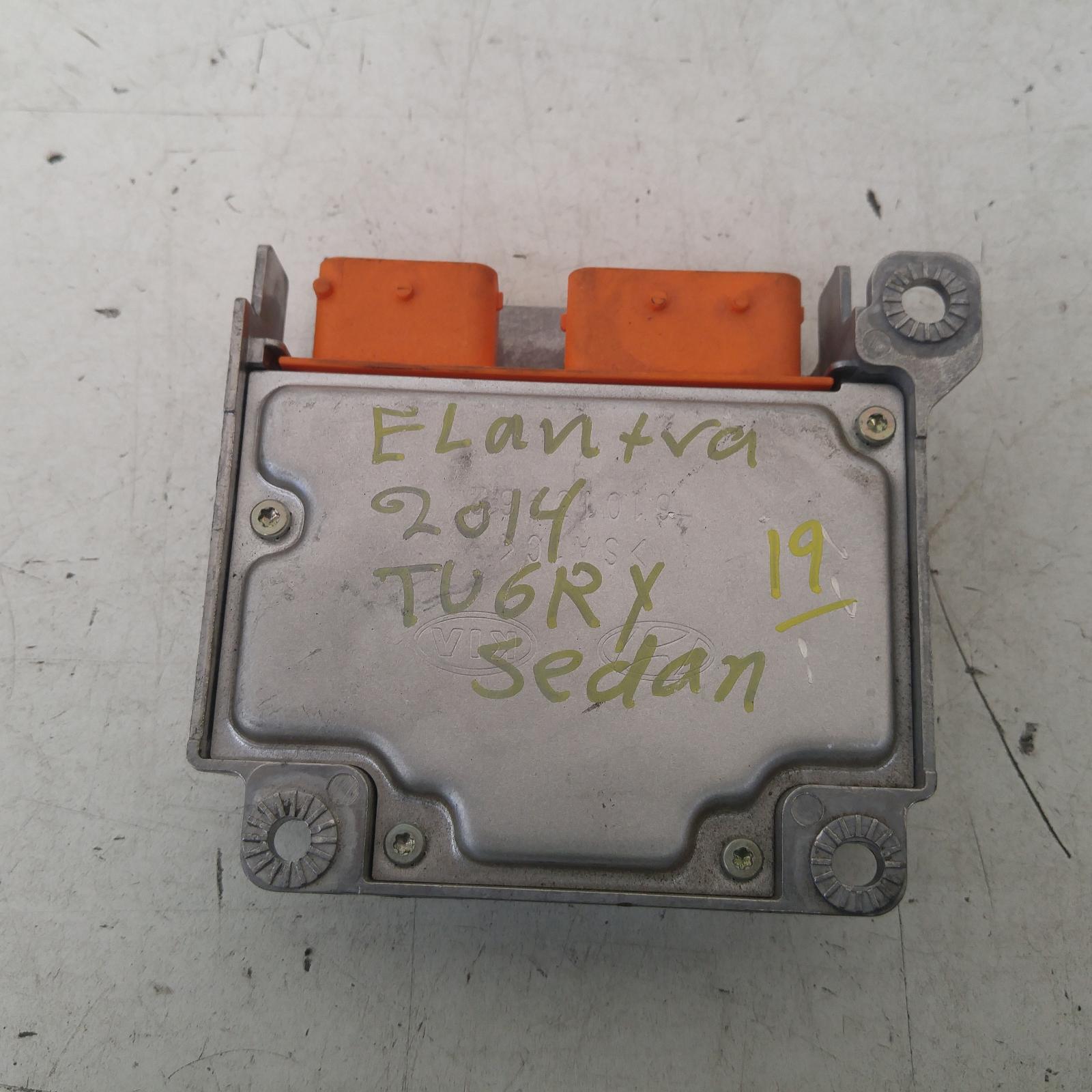 249796, Used airbag module/sensor for 2014 Elantra module, md, 10/13