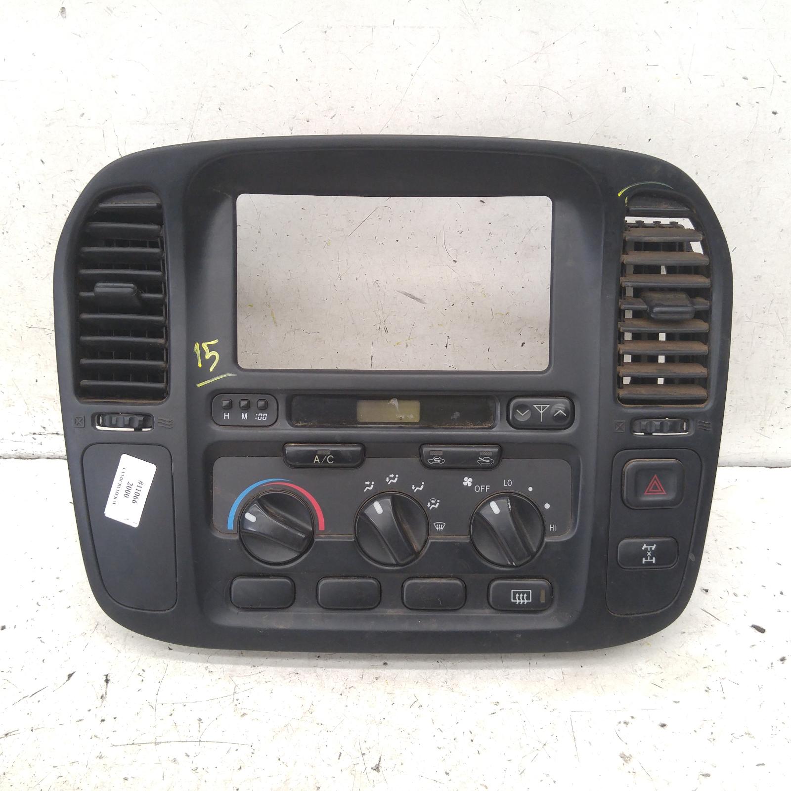 251128, Used heater/aircon controls for 2000 landcruiser 100 series