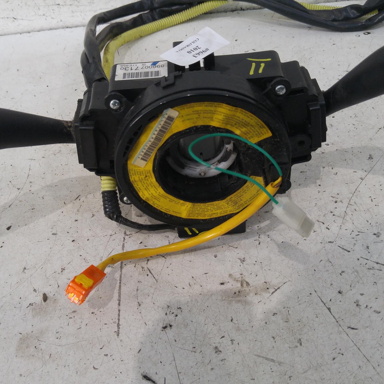 256418, Used airbag module/sensor for 2010 colorado clockspring, rc