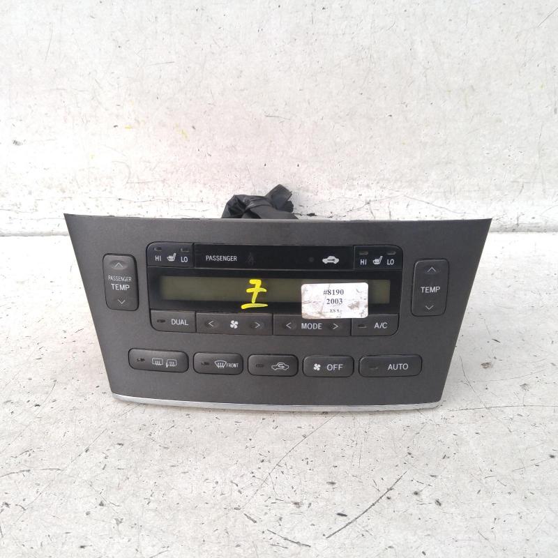 heater/aircon controls