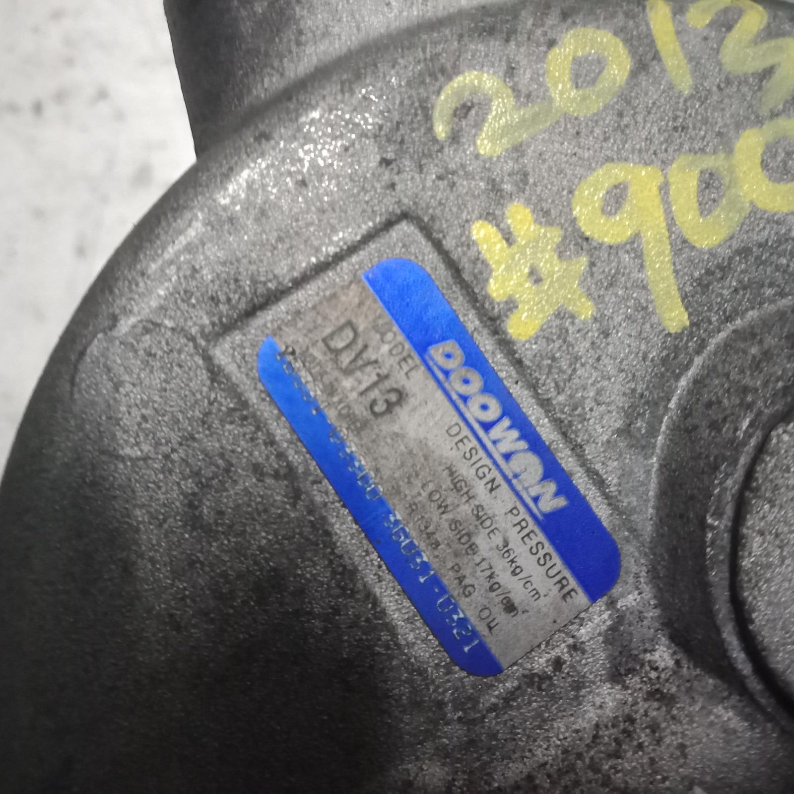 Veloster Aircon Compressor 2011-2014 fs,1.6,g4fd/g4fj,petrol,12/11-02/14 00009004 #258870