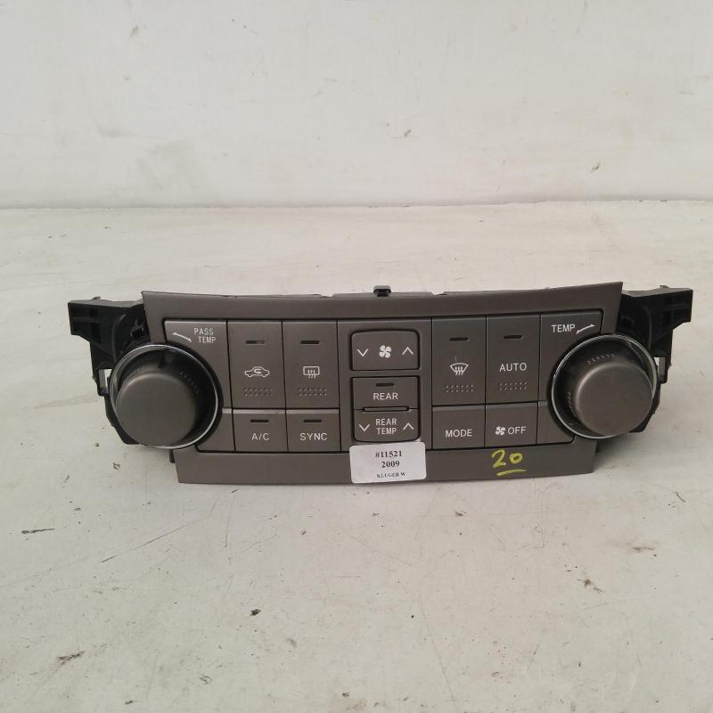 heater/aircon controls