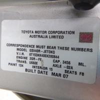 Toyota 2006 ~ 2009 Aurion