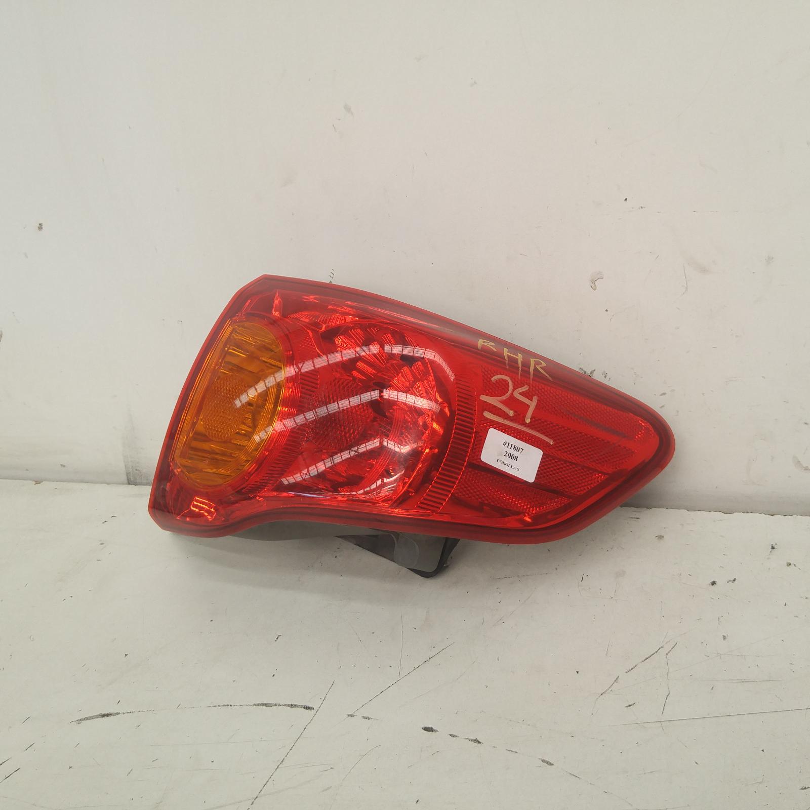 Corolla Taillight Right 2007-2010 zre152/153r,sedan,03/07-02/10 00011807 #267095