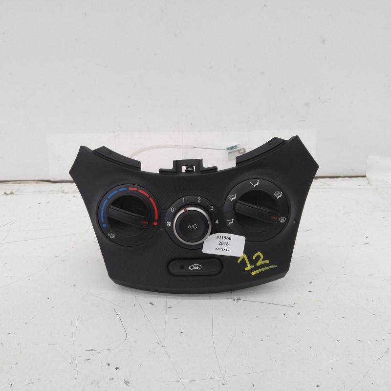 heater/aircon controls