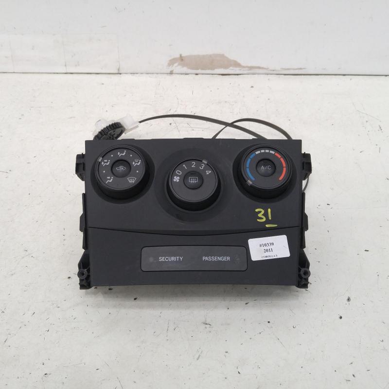 heater/aircon controls