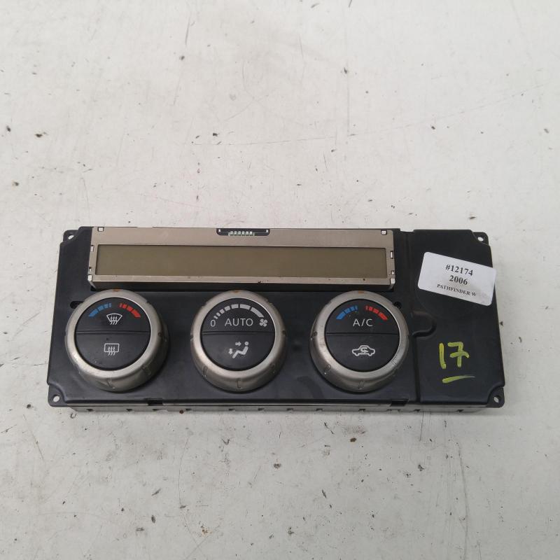 heater/aircon controls