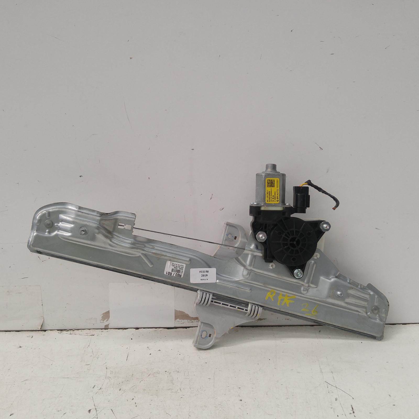 277101, Used window regulator/motor front right for 2019 Kona os, w