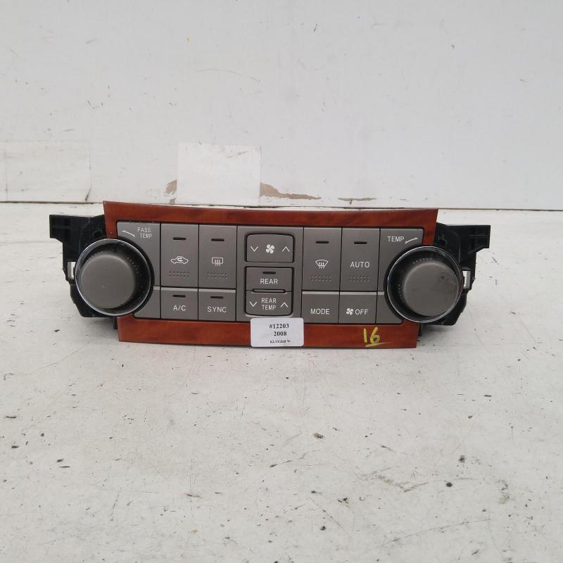 heater/aircon controls