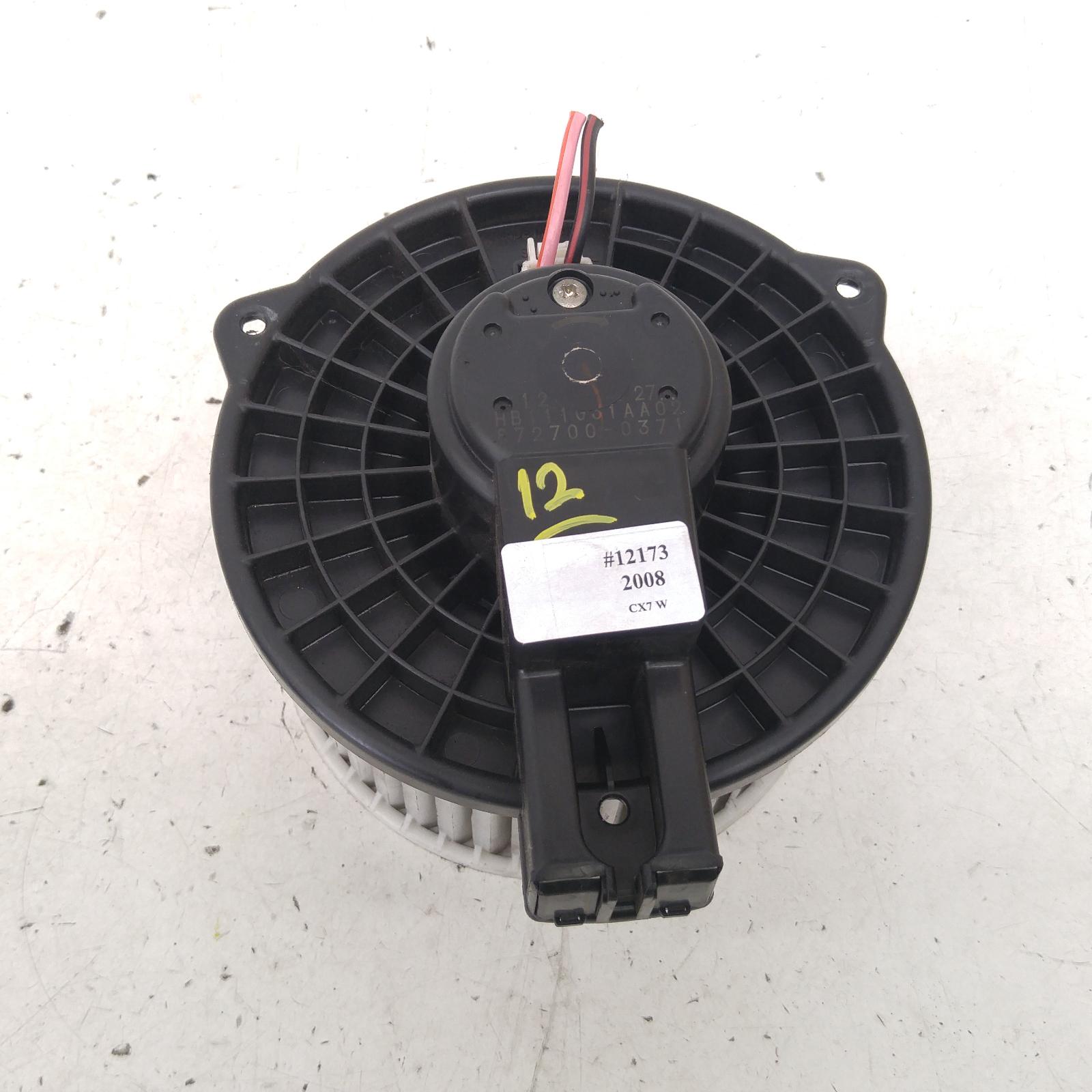 Cx7 Heater Fan/motor 2006-2012 er,11/06-02/12 00012173 #280264