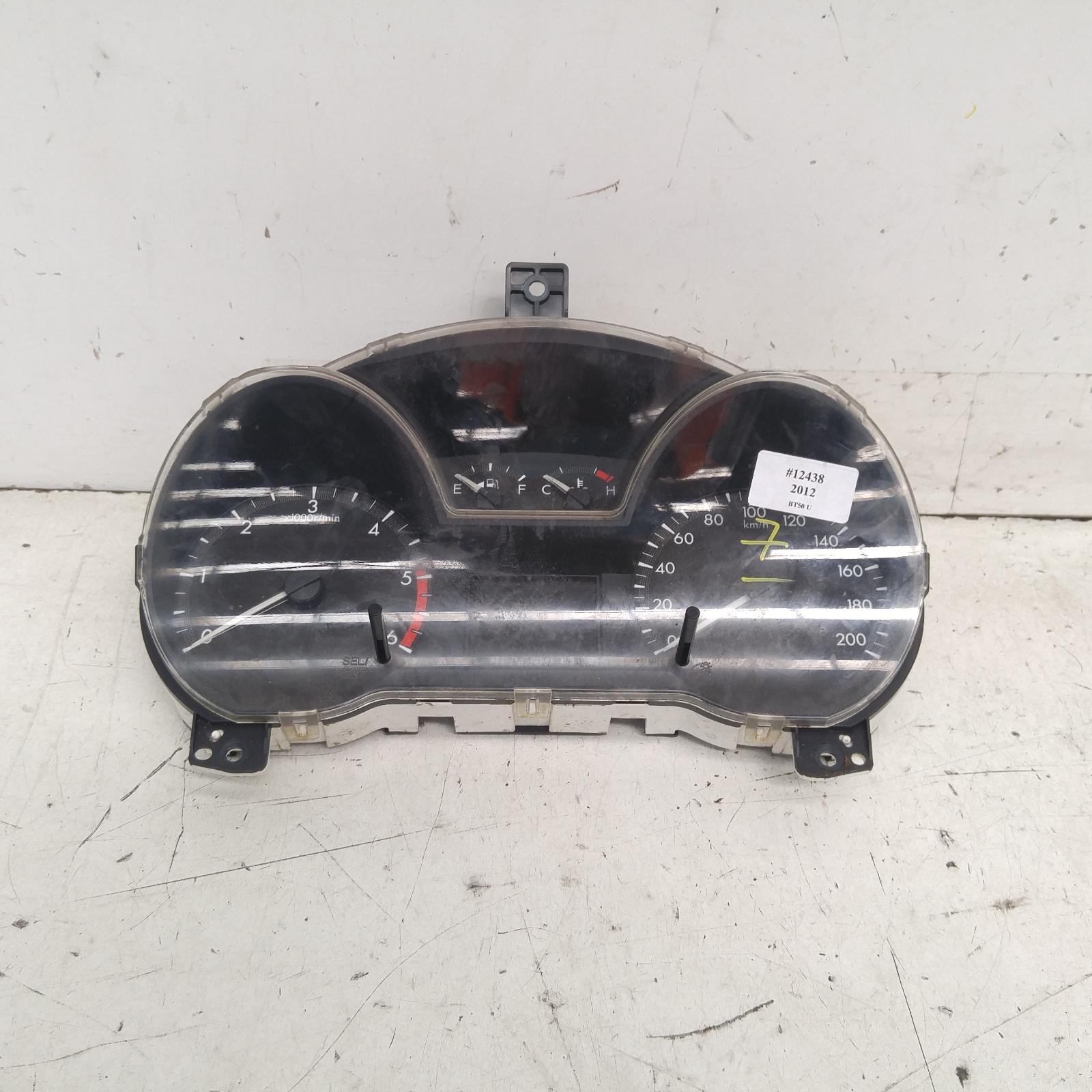 Bt50 Instrument Cluster 2011-2020 instrument cluster,manual t/m type,2wd,up-ur,10/11- 00012438 #284982