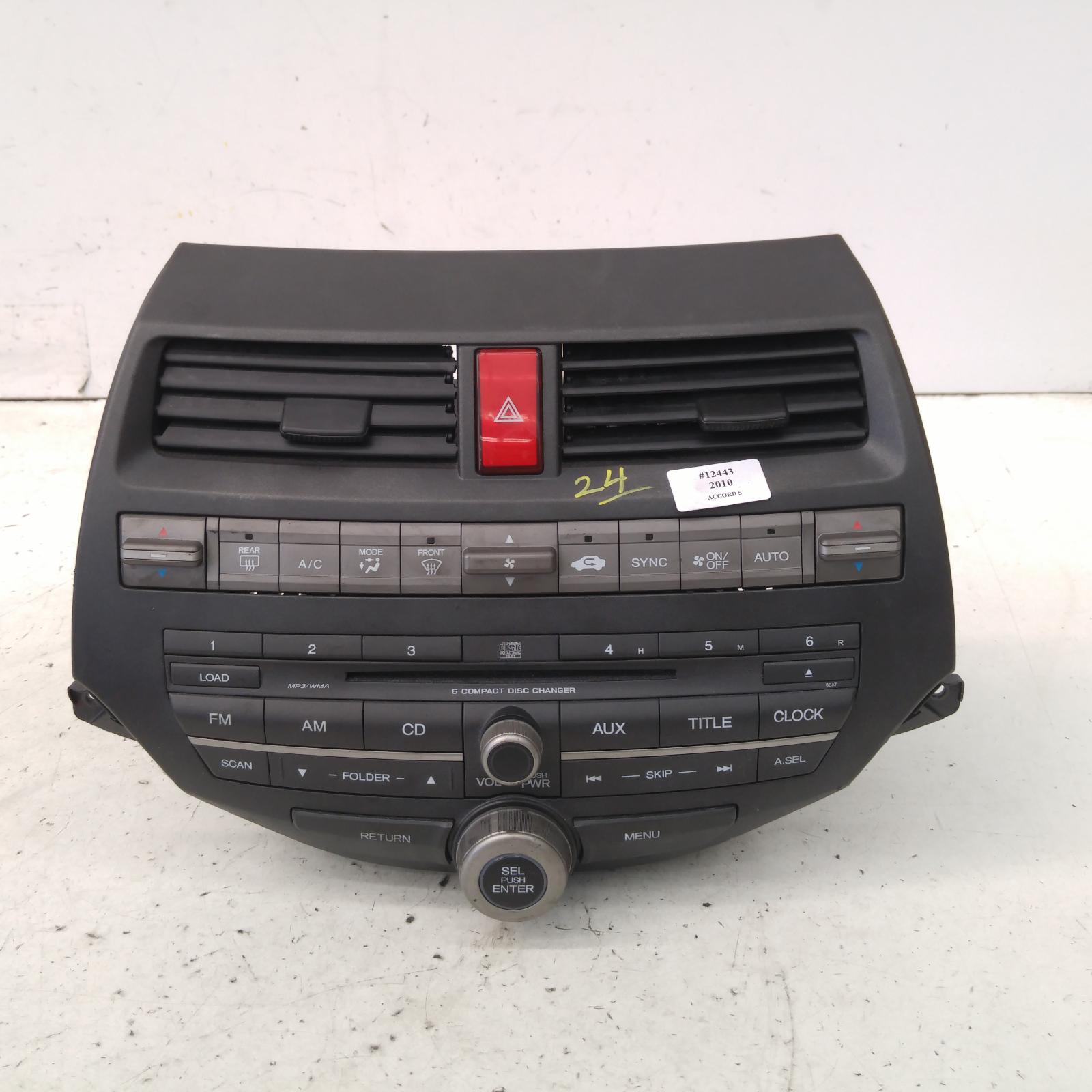 Result Heater/aircon Controls for Honda AccordAus Auto Parts(1011)