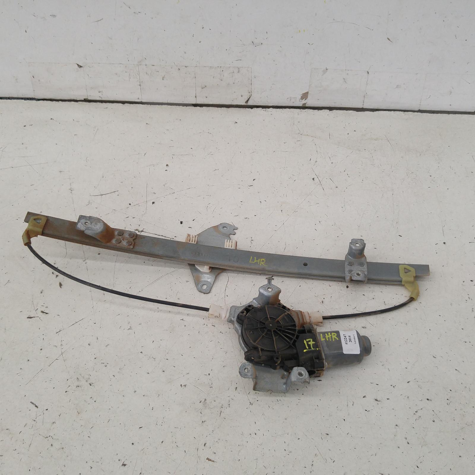 287739, Used window regulator/motor rear left for 2014 navara d40