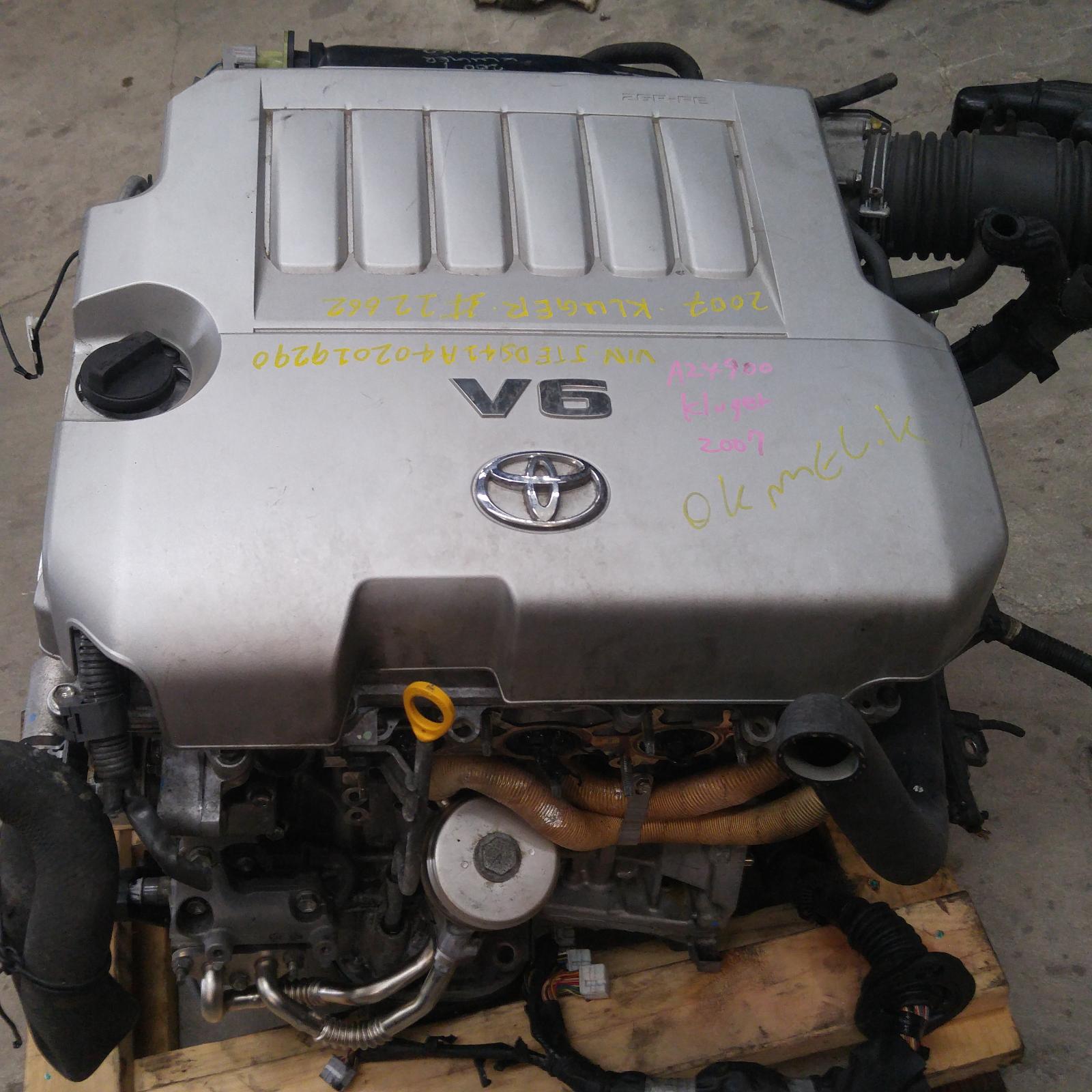 291519, Used engine for 2007 kluger petrol, 3.5, 2grfe, gsu40gsu45