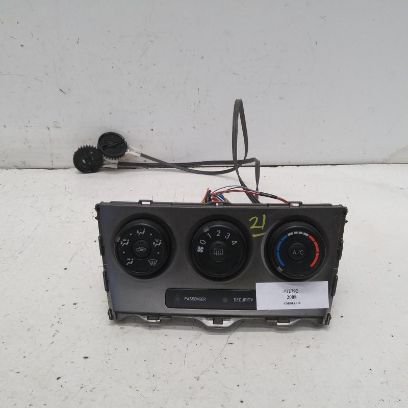 heater/aircon controls