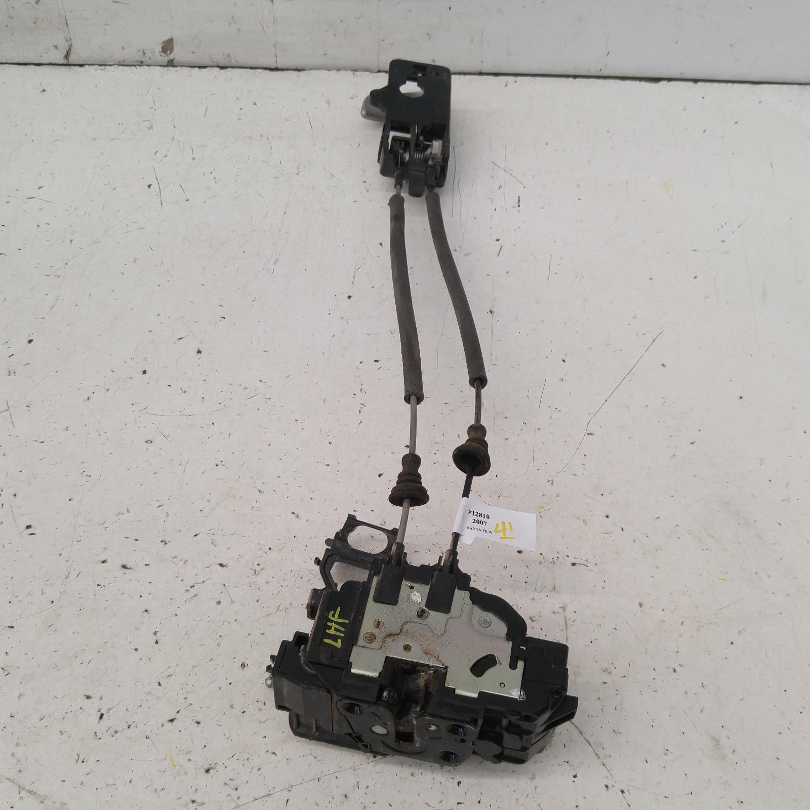 Santa Fe Door/boot/gate Lock 2005-2012 left front door lock,cm,11/05-06/12 00012810 #295934