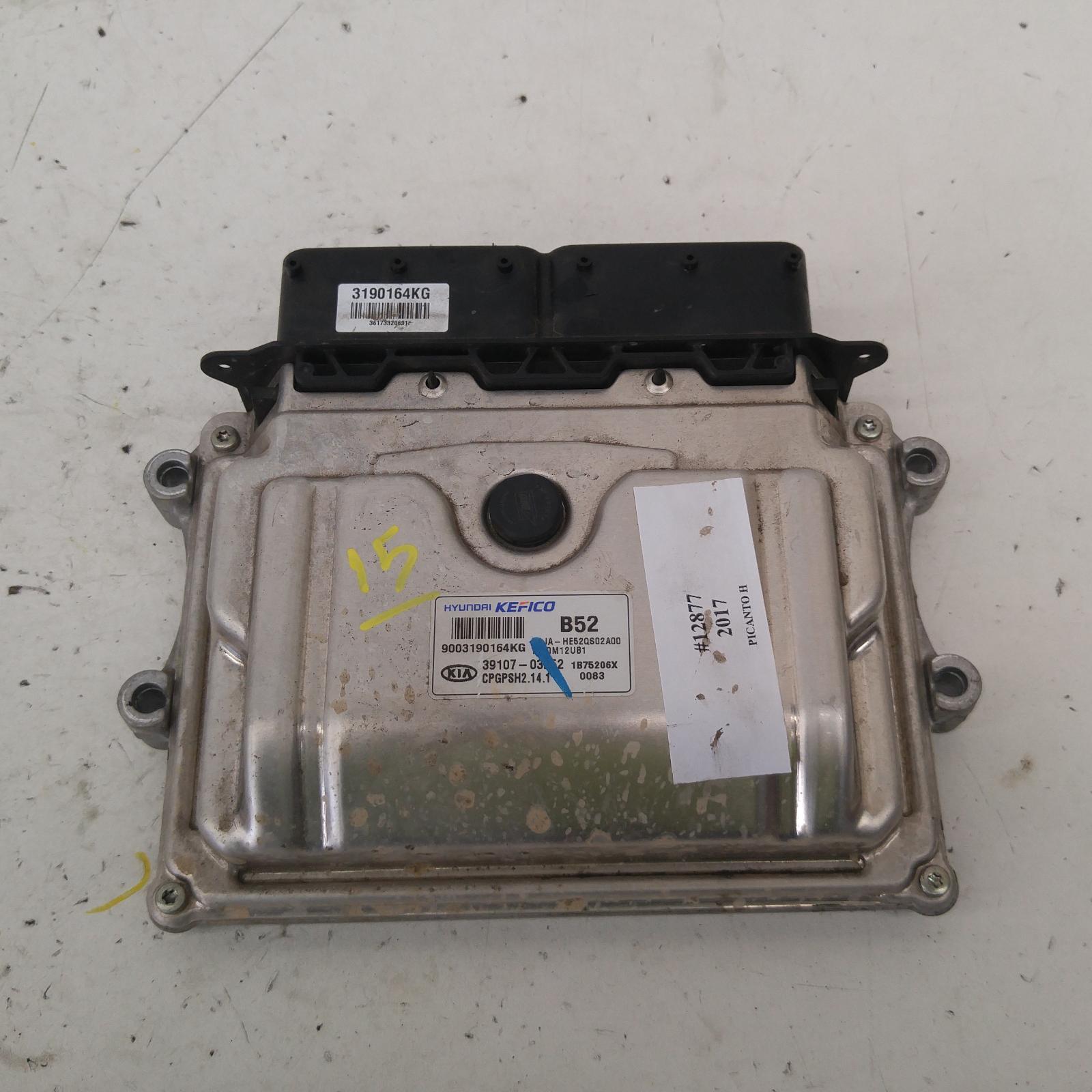 Picanto Ecu 2015-2017 engine ecu,1.2,g4la,auto t/m,petrol,ecu only,ta,03/15-04/17 (aus only) 00012877 #297558