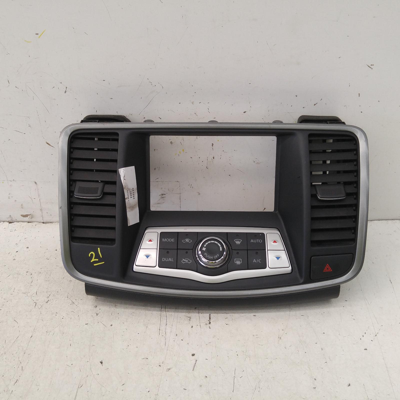Maxima Heater/aircon Controls 2009-2014 j32,climate control type,06/09-09/14 00013162 #304881