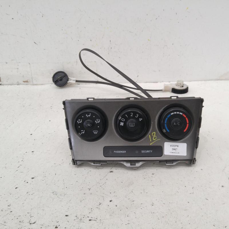 heater/aircon controls