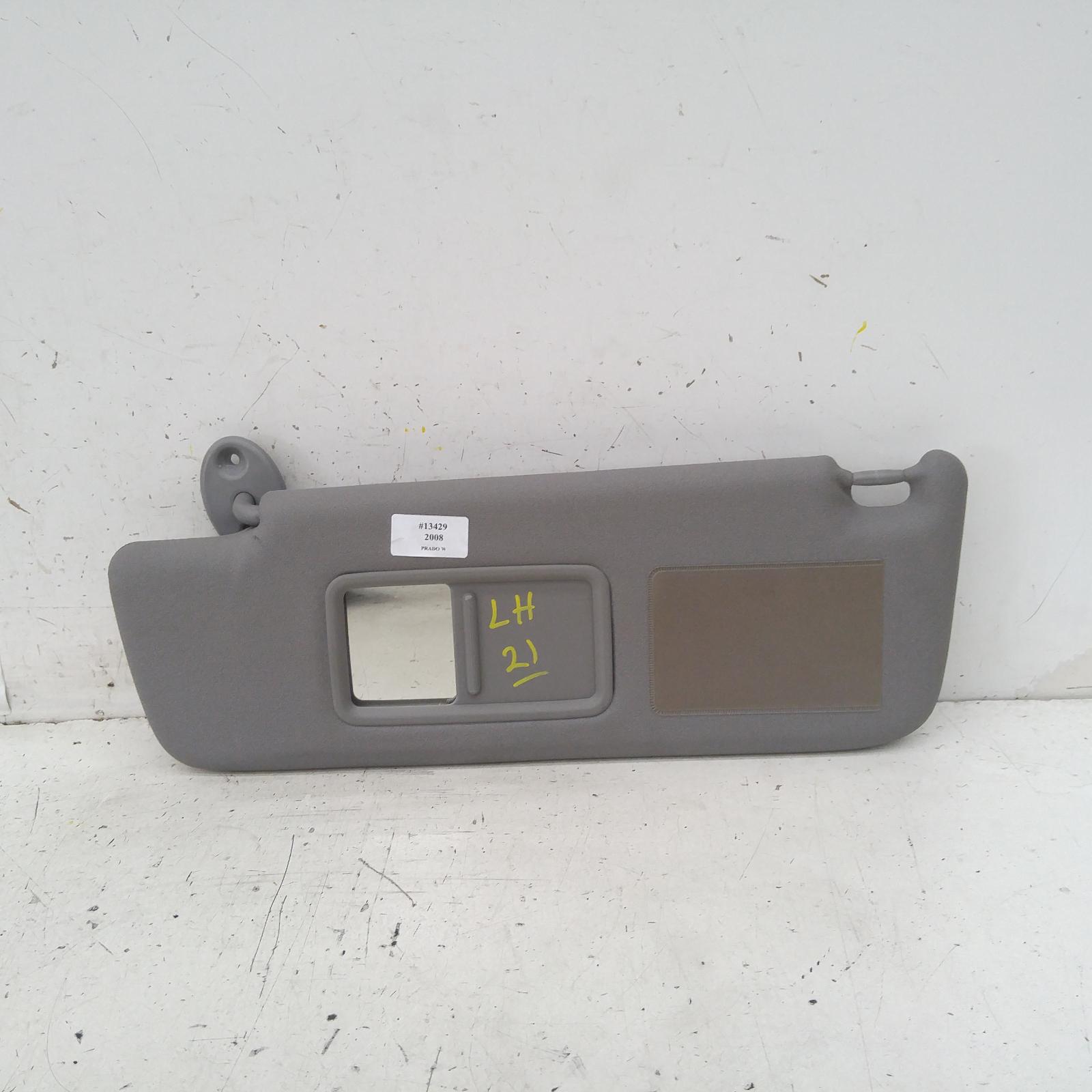 Prado Sunvisor 2003-2009 120 series,lh side,grey,gx/gxl,02/03-10/09 00013429 #313821