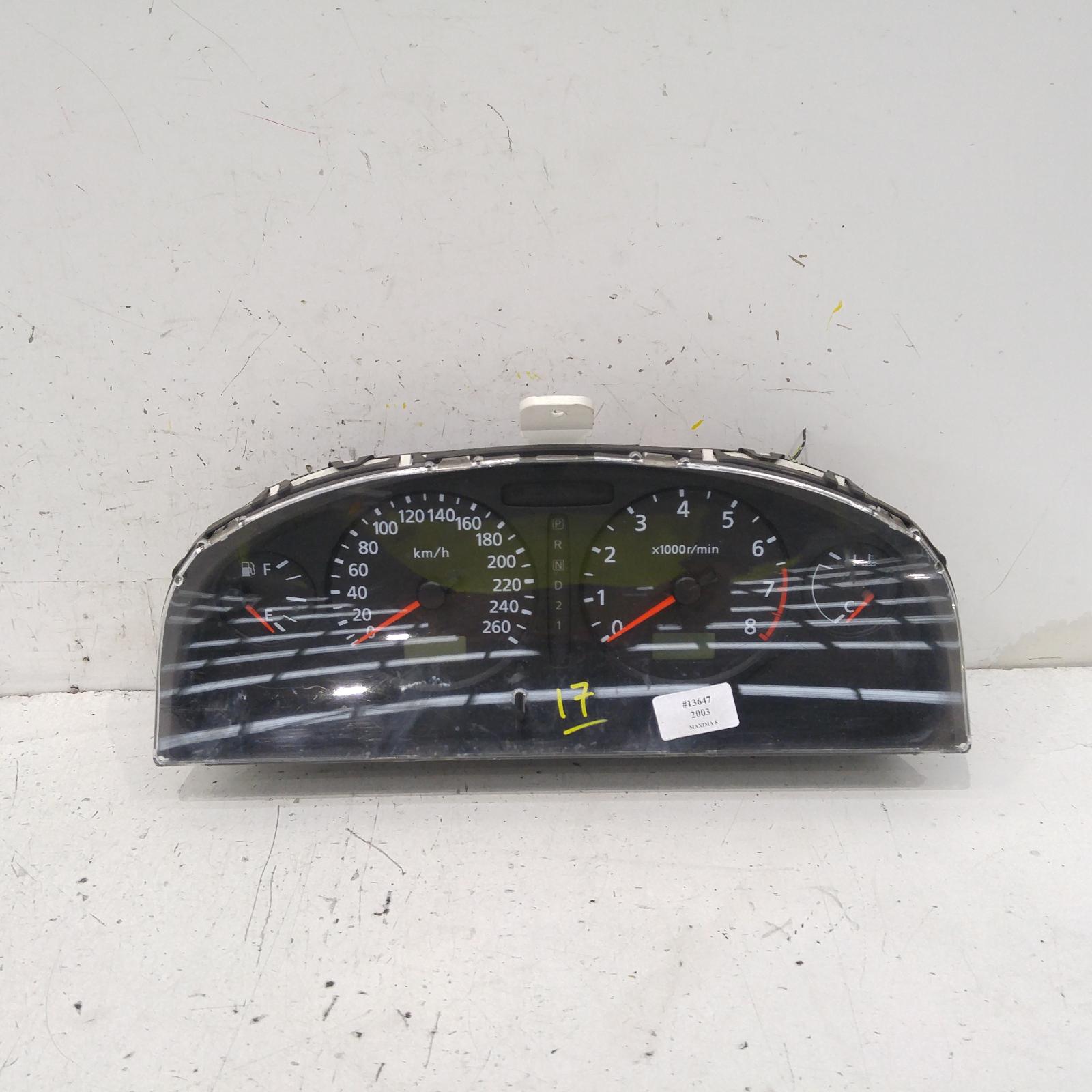 Result Instrument Cluster for Nissan MaximaAus Auto Parts(1011)