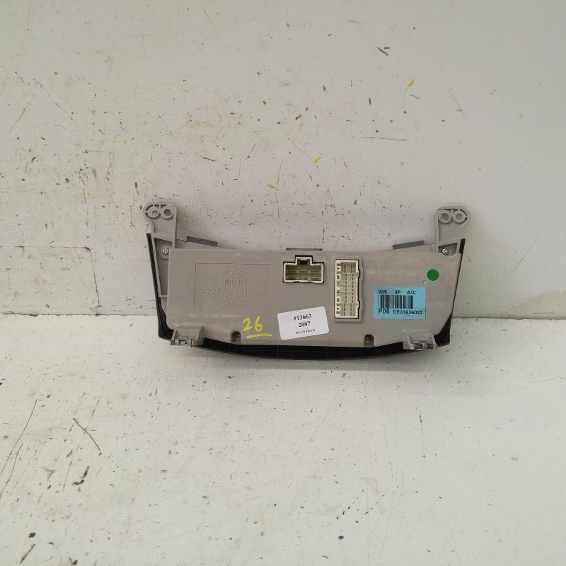heater/aircon controls