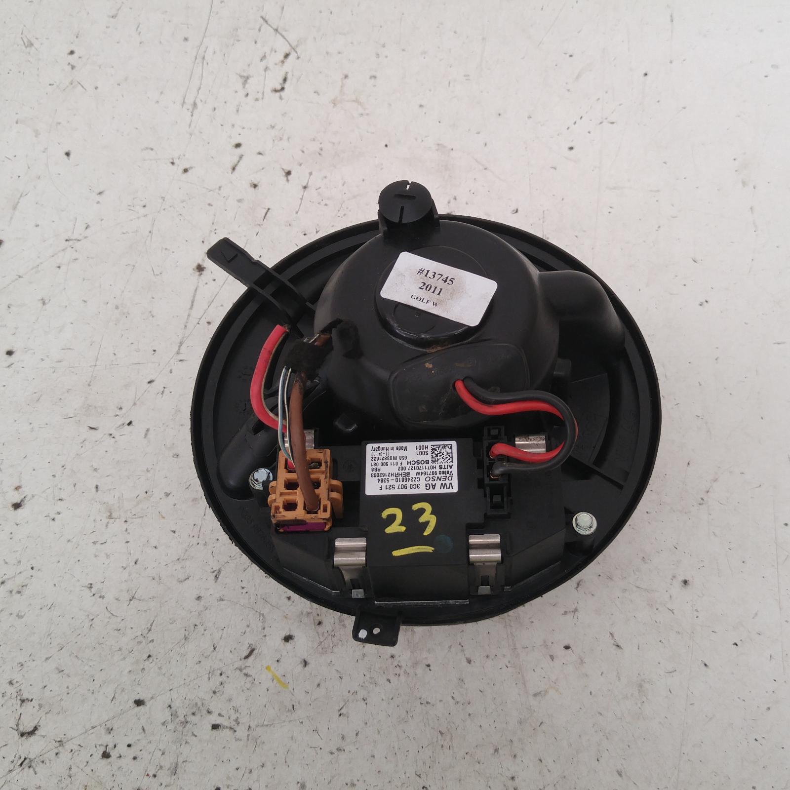 Golf Heater Fan/motor 2008-2016 gen 6,valeo p/n 1k2820015f,w/ climate control type,10/08-01/16 00013745 #319491