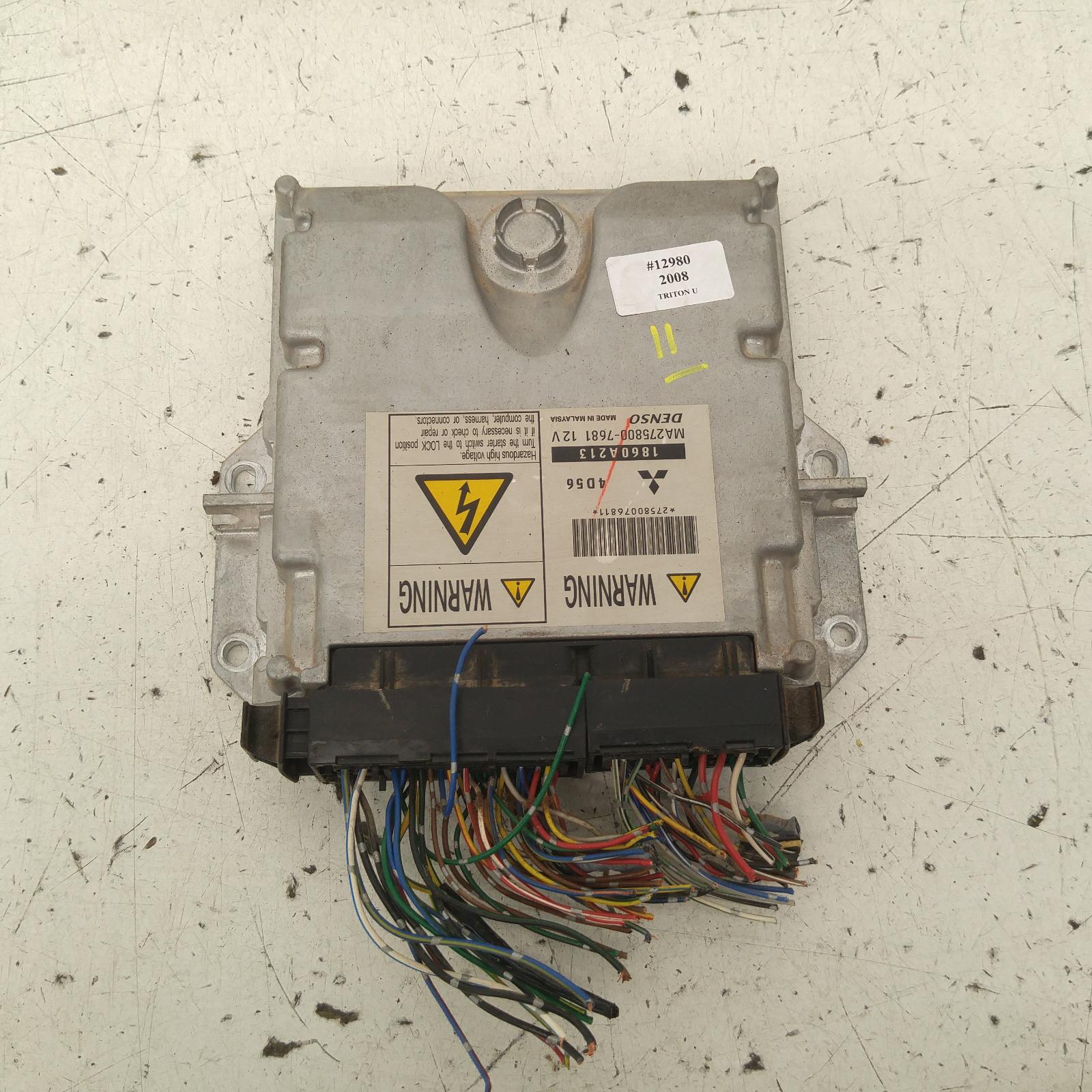 #321096, Used ecu for 2008 triton| ml, engine ecu, 2.5, diesel, 4d56, p ...
